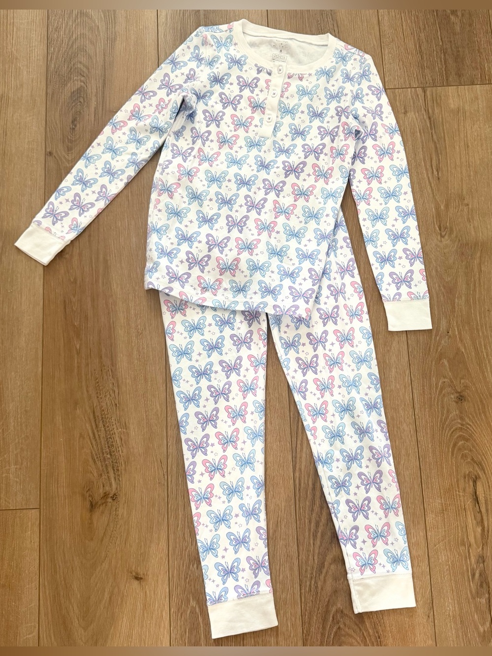Penny’s Flight x Roller Rabbit Butterfly Pima Cotton Pajamas SIZE 8
